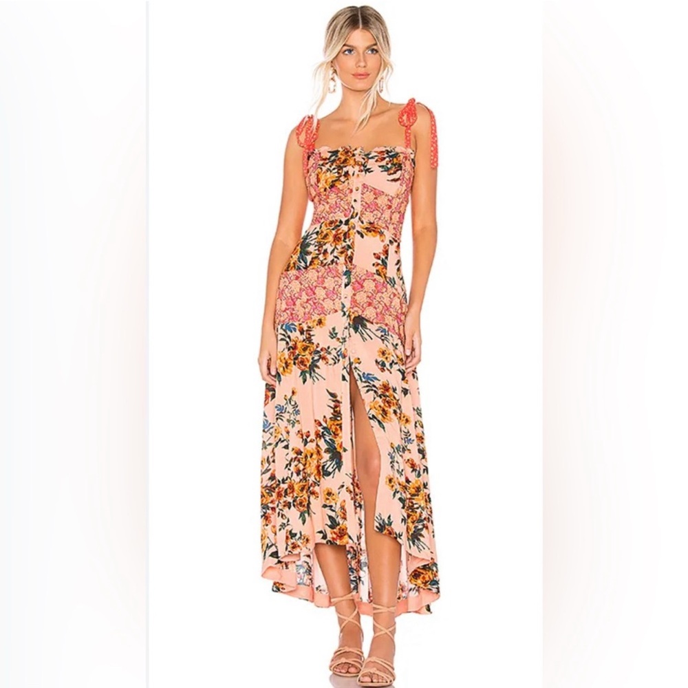 Free People Floral Maxi Dress